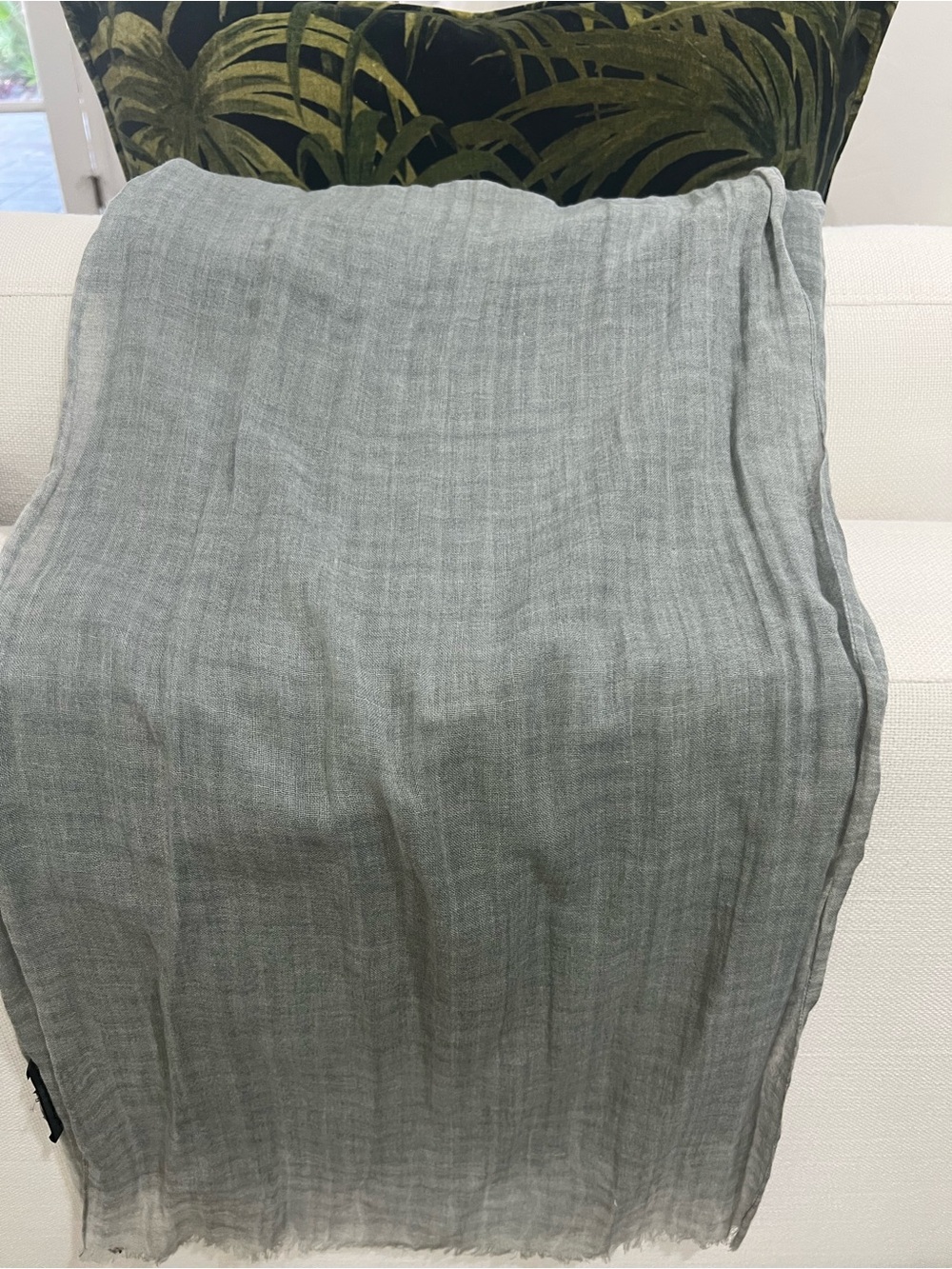John Varvatos Light Sage Green Scarf